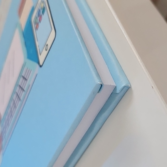 Dinosaur Blue lined notebook - office/wfh theme - Picture 4 of 4